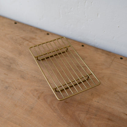Fog Linen Work Brass Wire Rack Rectangle | Fog Linen Work | Miss Arthur | Home Goods | Tasmania