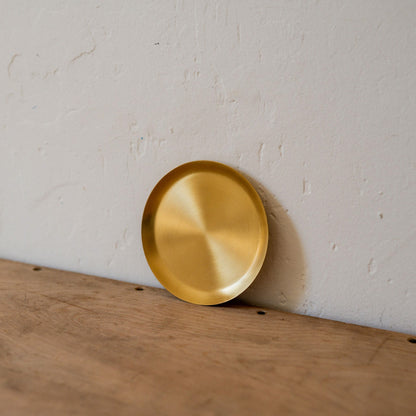 Fog Linen Work Brass Plate Round Medium | Fog Linen Work | Miss Arthur | Home Goods | Tasmania