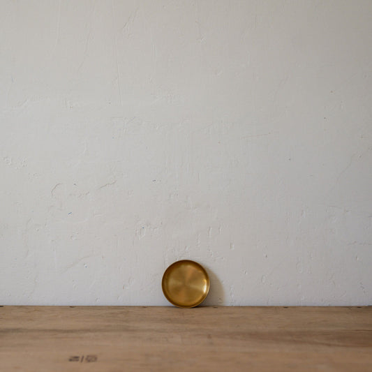 Fog Linen Work Brass Plate Round X-Small | Fog Linen Work | Miss Arthur | Home Goods | Tasmania