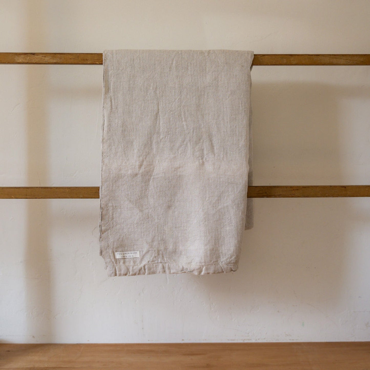 Fog Linen Work Linen Washed Waffle Throw Natural | Fog Linen Work | Miss Arthur | Home Goods | Tasmania
