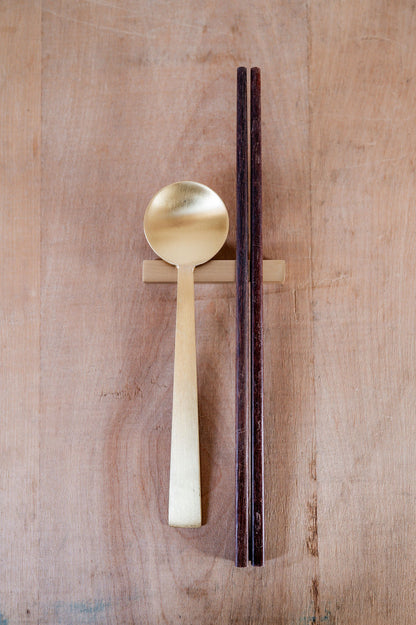 Fog Linen Work Brass Cutlery Rest Square | Fog Linen Work | Miss Arthur | Home Goods | Tasmania