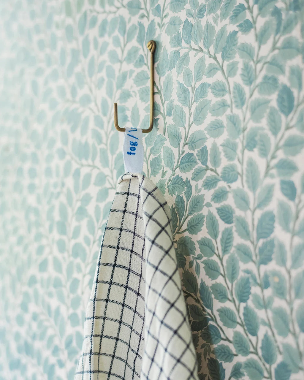 Fog Linen Work Brass Single Hook Medium | Fog Linen Work | Miss Arthur | Home Goods | Tasmania