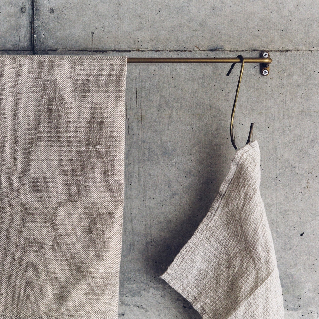 Fog Linen Work Brass J Hook Medium | Fog Linen Work | Miss Arthur | Home Goods | Tasmania