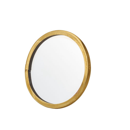 Fog Linen Work Brass Framed Mirror Round Small | Fog Linen Work | Miss Arthur | Home Goods | Tasmania