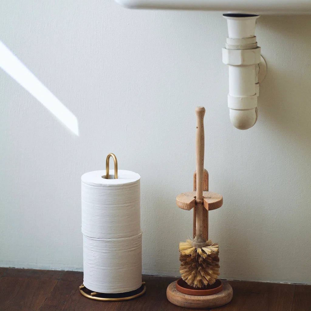 Fog Linen Work Brass Paper Towel Holder | Fog Linen Work | Miss Arthur | Home Goods | Tasmania