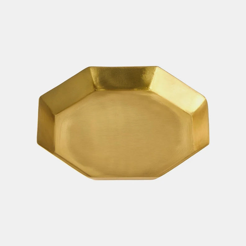 Brass Plate Octagon Medium | Fog Linen Work | Miss Arthur | Home Goods | Tasmania