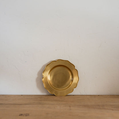 Fog Linen Work Brass Ruffle Edge Tray Medium | Fog Linen Work | Miss Arthur | Home Goods | Tasmania