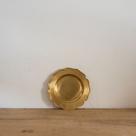 Fog Linen Work Brass Ruffle Edge Tray Medium | Fog Linen Work | Miss Arthur | Home Goods | Tasmania