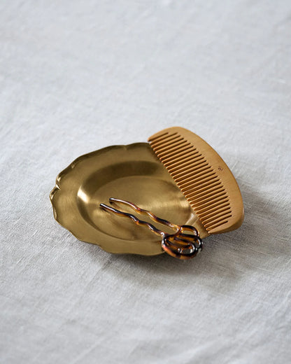 Fog Linen Work Brass Ruffle Edge Tray Small | Fog Linen Work | Miss Arthur | Home Goods | Tasmania