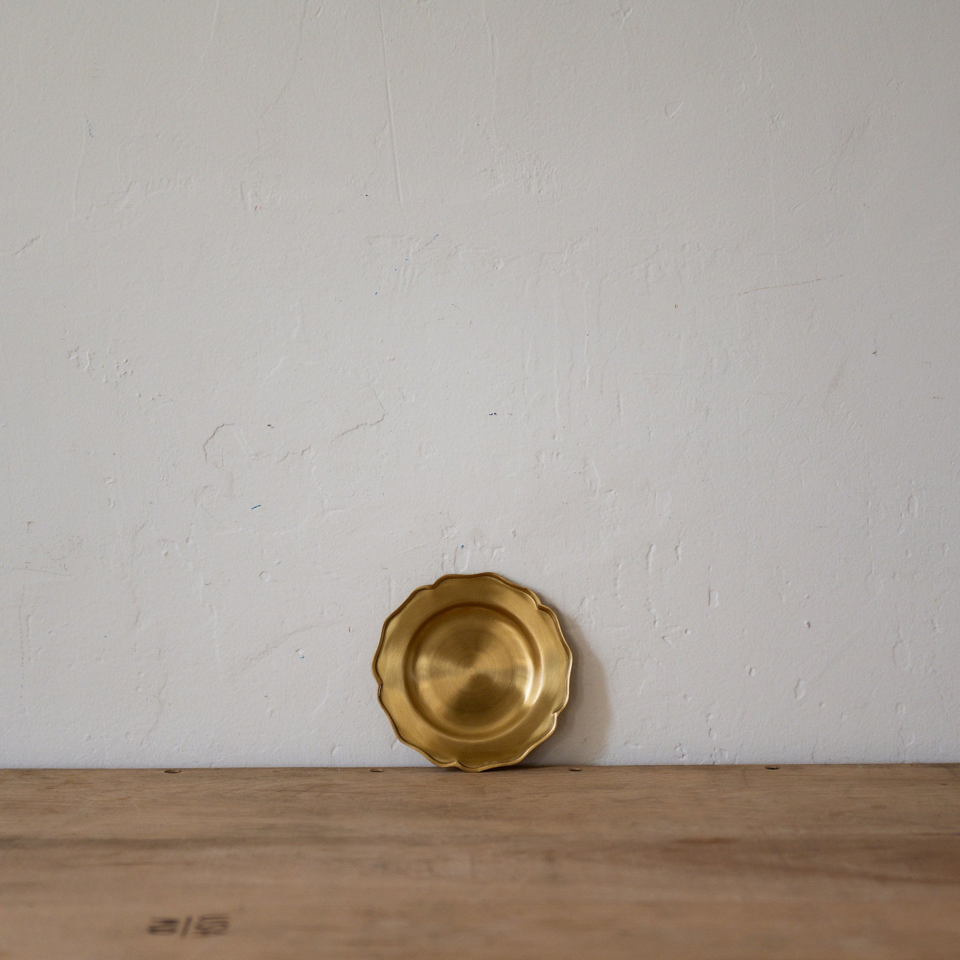 Fog Linen Work Brass Ruffle Edge Tray Small | Fog Linen Work | Miss Arthur | Home Goods | Tasmania