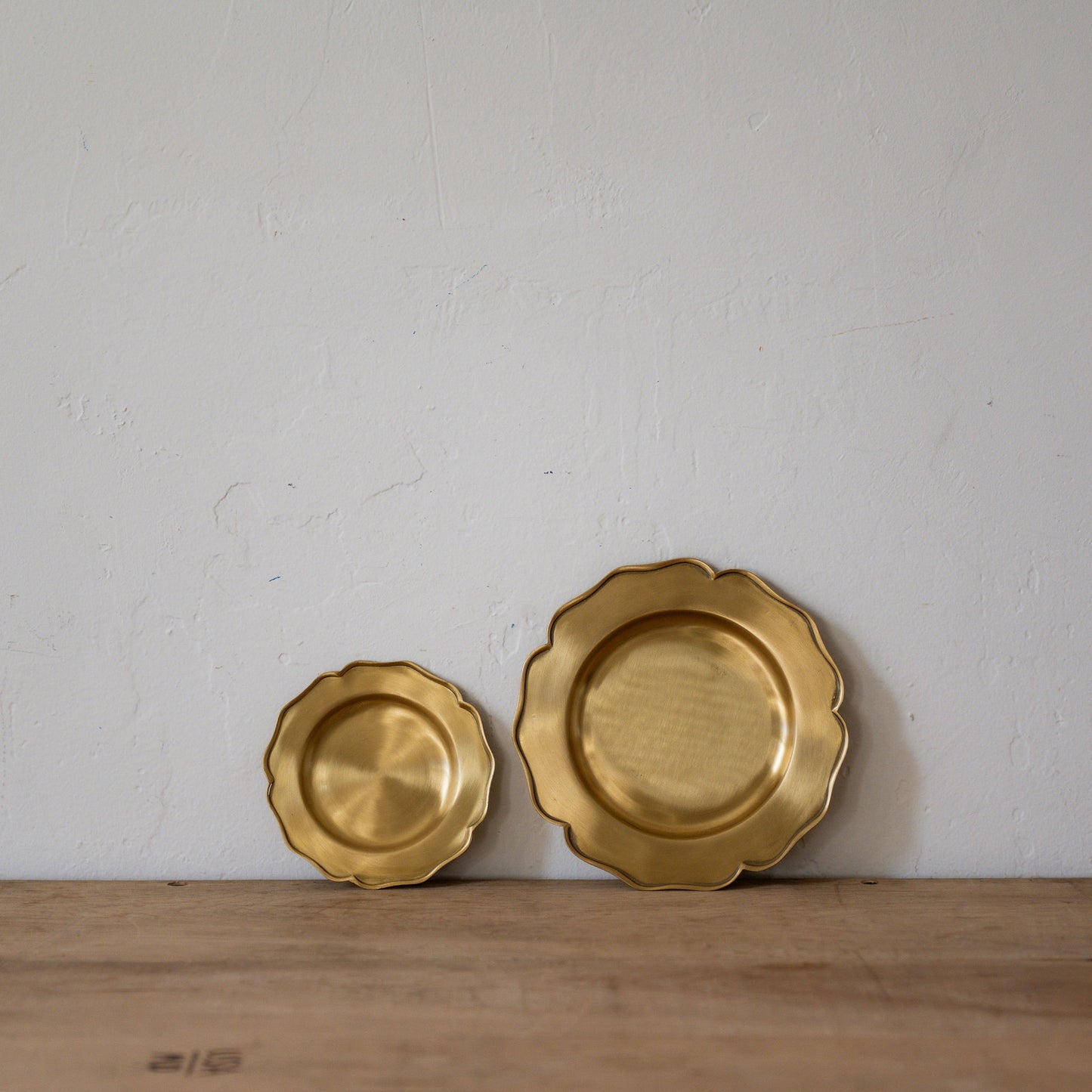 Fog Linen Work Brass Ruffle Edge Tray Medium | Fog Linen Work | Miss Arthur | Home Goods | Tasmania