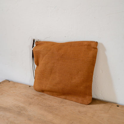 Fog Linen Work Canna Pouch Large Ocre | Fog Linen Work | Miss Arthur | Home Goods | Tasmania