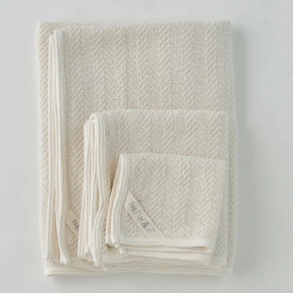 Fog Linen Work Herringbone Cotton Hand Towel | Fog Linen Work | Miss Arthur | Home Goods | Tasmania
