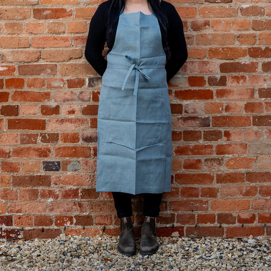 Fog Linen Work Linen Full Apron Clair | Fog Linen Work | Miss Arthur | Home Goods | Tasmania