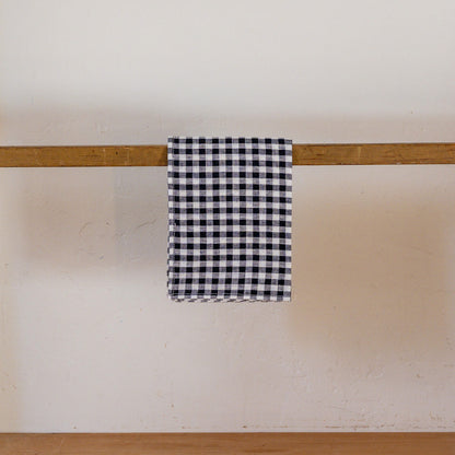 Fog Linen Work Linen Kitchen Cloth Navy White Check | Fog Linen Work | Miss Arthur | Home Goods | Tasmania