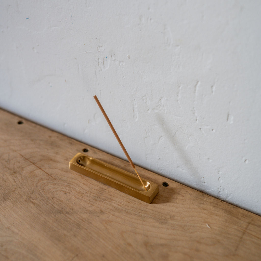 Fog Linen Work Brass Incense Stand Rectangle | Fog Linen Work | Miss Arthur | Home Goods | Tasmania