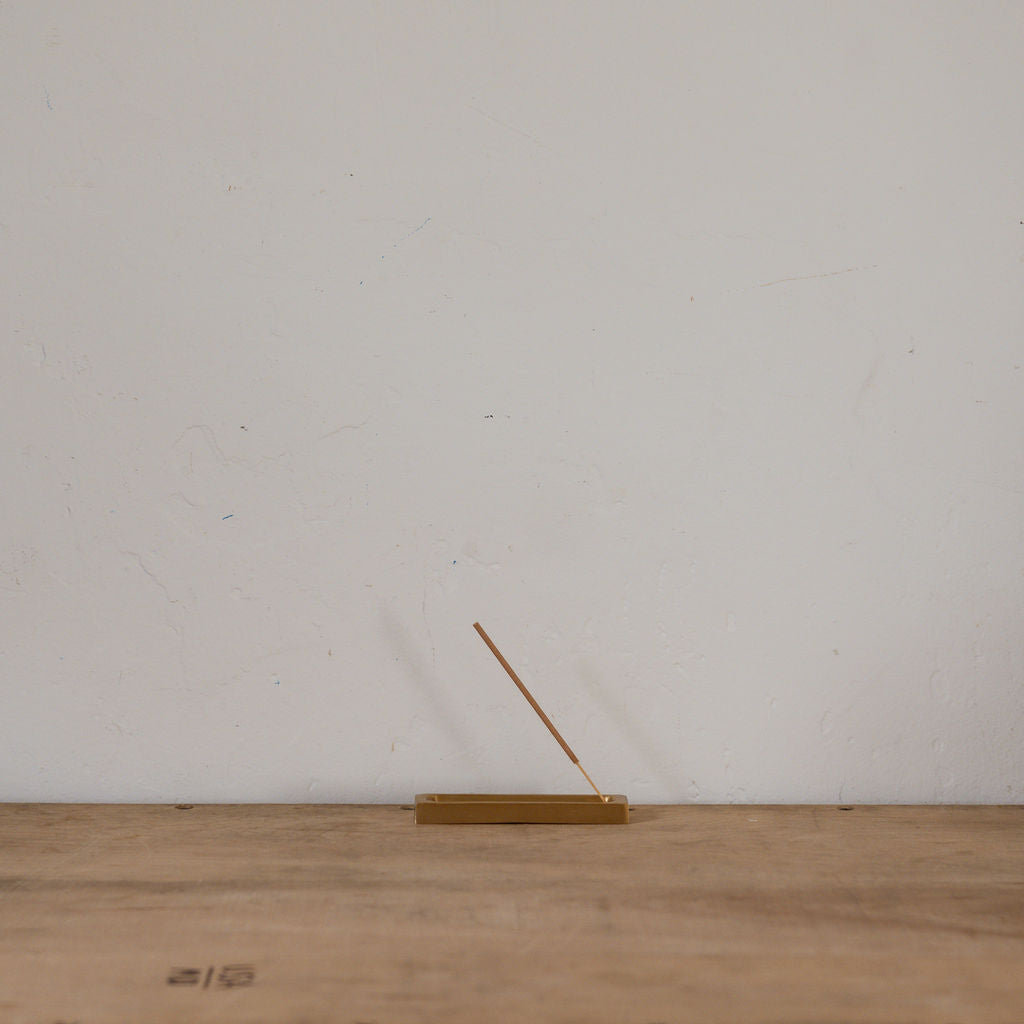 Fog Linen Work Brass Incense Stand Rectangle | Fog Linen Work | Miss Arthur | Home Goods | Tasmania