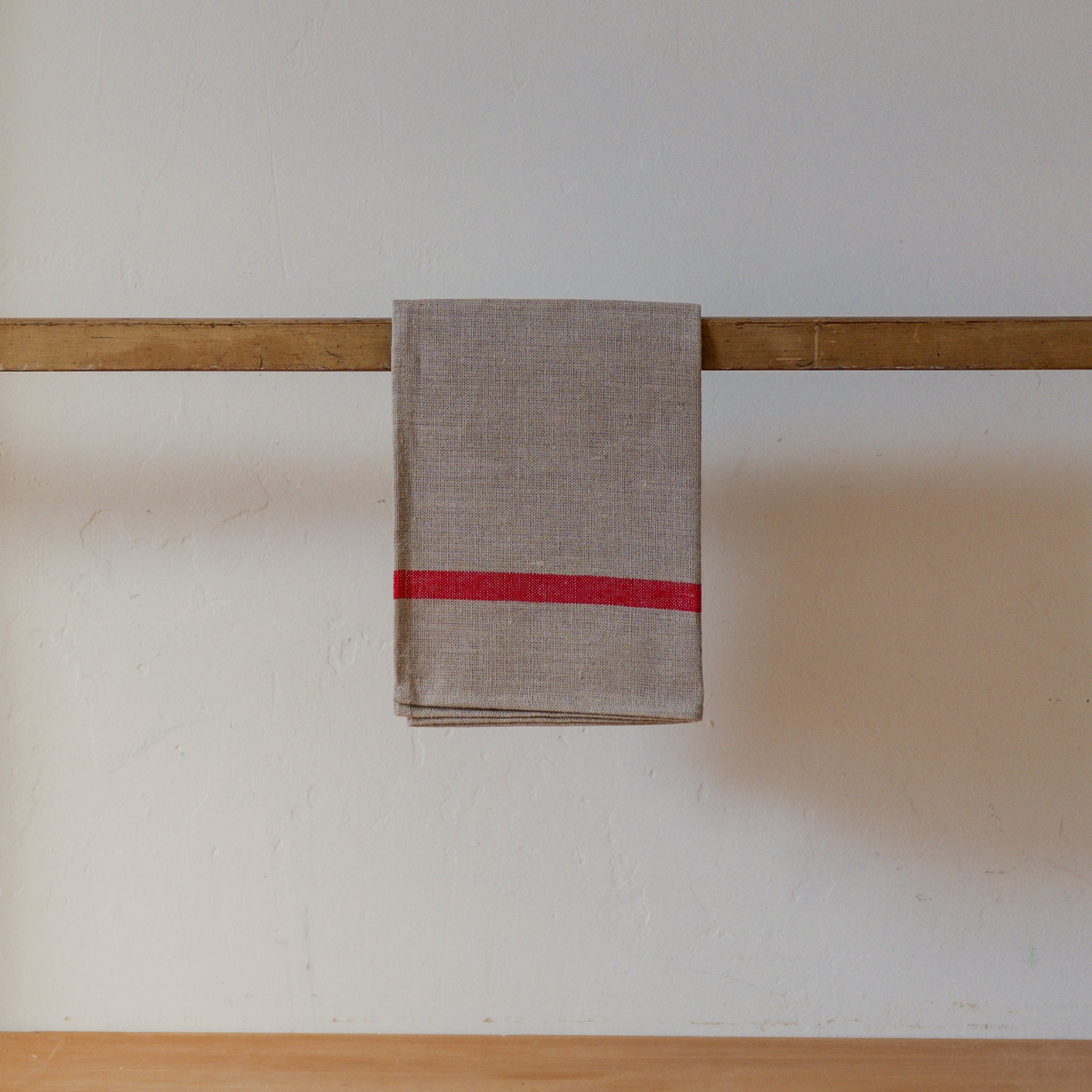 Fog Linen Work Linen Lined Kitchen Cloth Natural Red – Miss Arthur