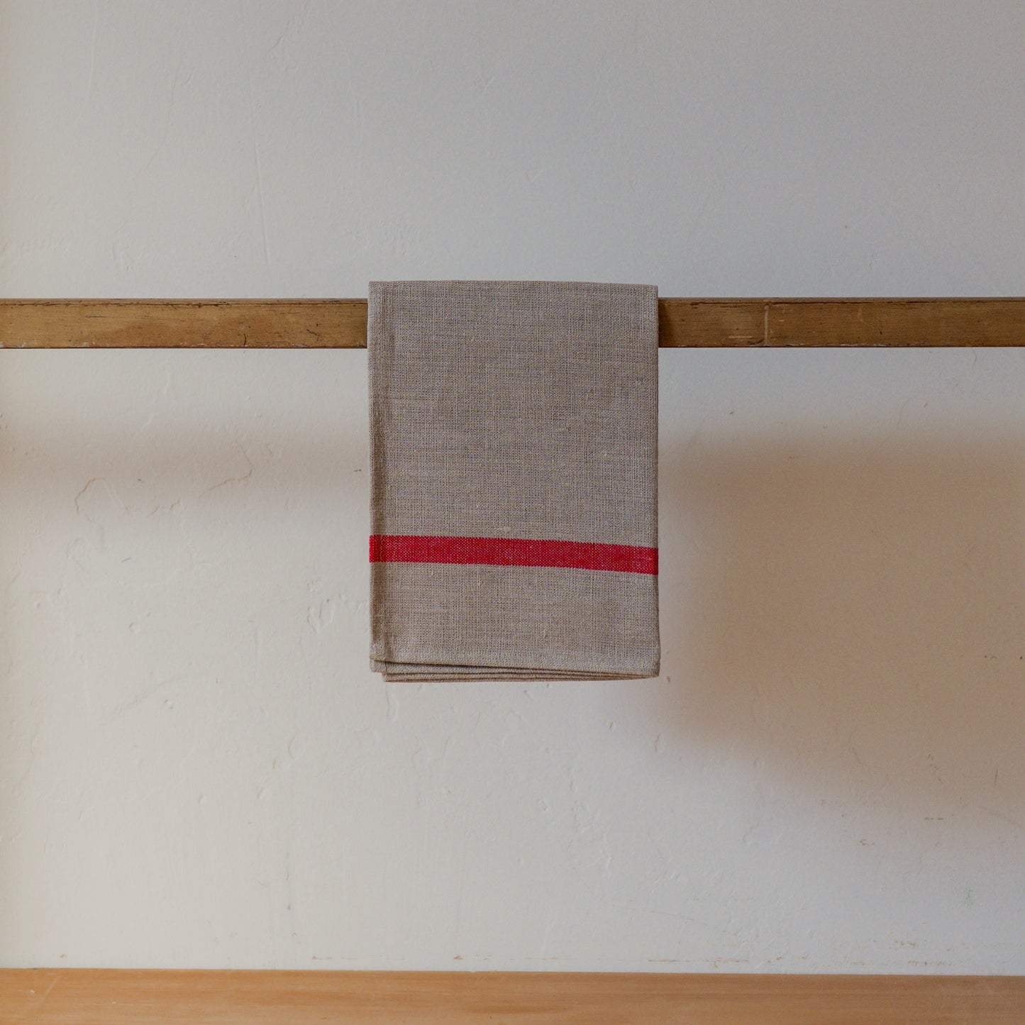 Fog Linen Work Linen Lined Kitchen Cloth Natural Red | Fog Linen Work | Miss Arthur | Home Goods | Tasmania