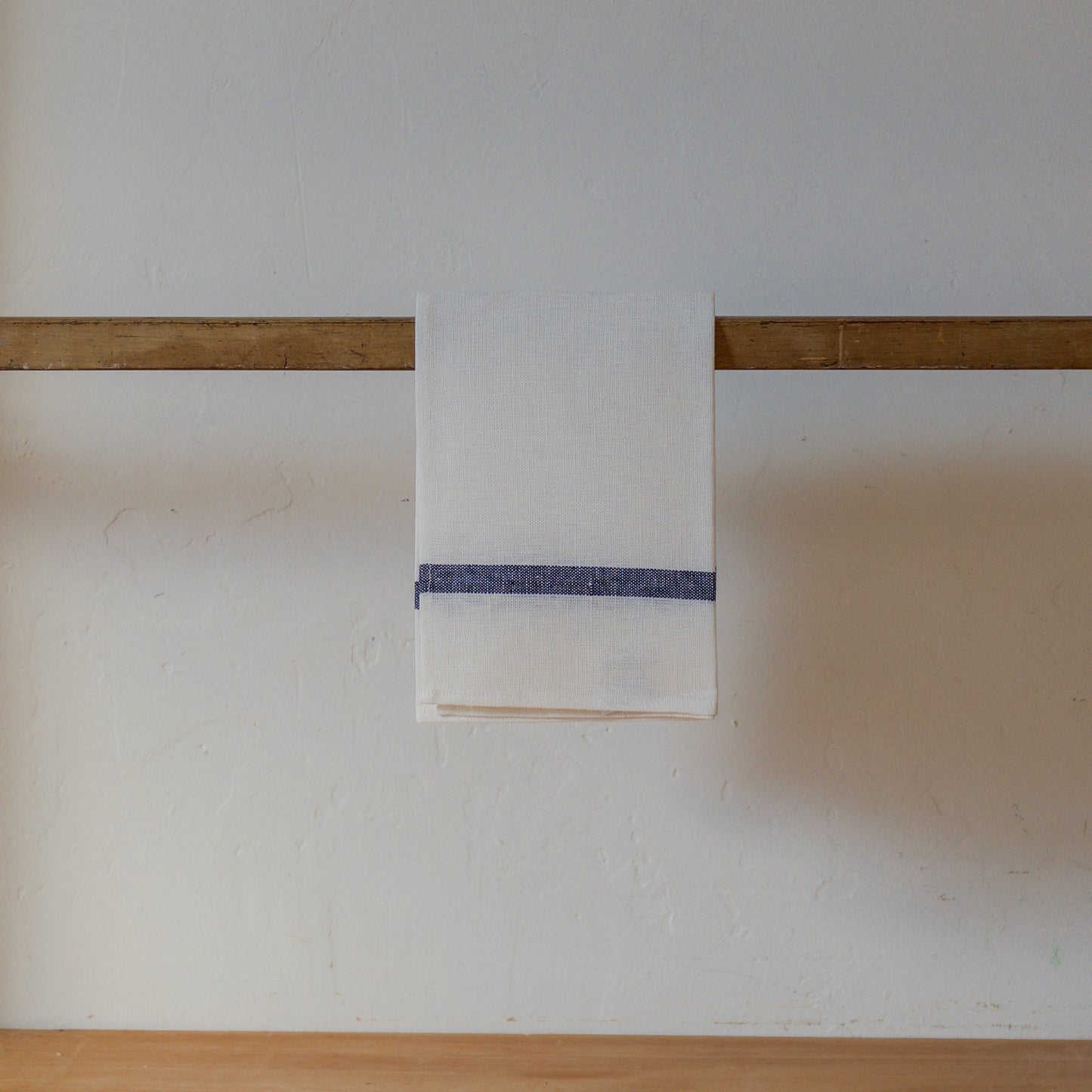 Fog Linen Work Linen Lined Kitchen Cloth White Navy | Fog Linen Work | Miss Arthur | Home Goods | Tasmania