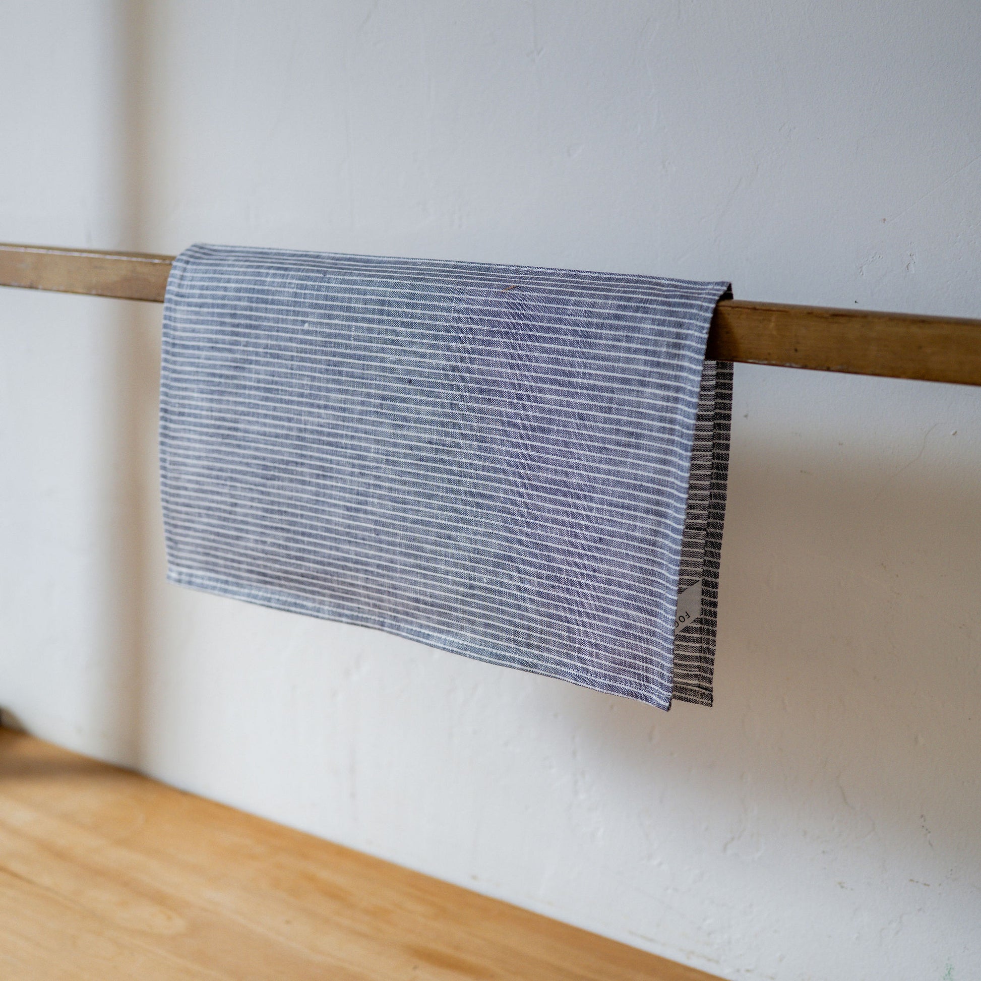 Fog Linen Work Linen Placemat Grey White Stripe | Fog Linen Work | Miss Arthur | Home Goods | Tasmania