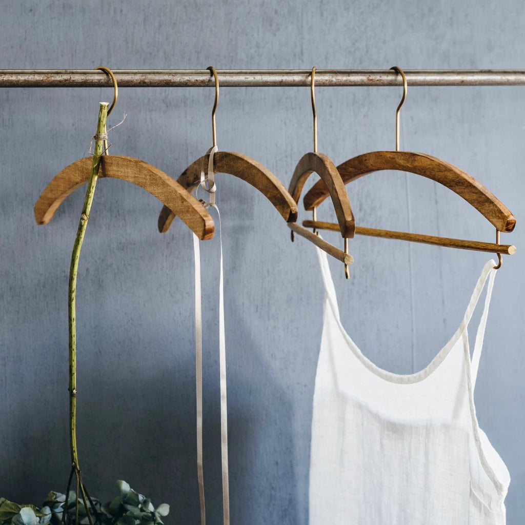 Fog Linen Work Wooden Skirt Hanger | Fog Linen Work | Miss Arthur | Home Goods | Tasmania