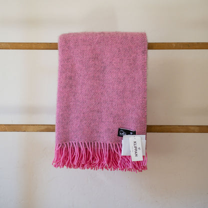 Klippan Gotland Wool Blanket Pink | Klippan | Miss Arthur | Home Goods | Tasmania