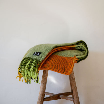 Klippan Gotland Wool Check Blanket Green | Klippan | Miss Arthur | Home Goods | Tasmania