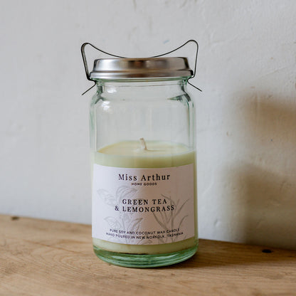 Green Tea and Lemongrass N°20 Candle | Miss Arthur | Miss Arthur | Home Goods | Tasmania