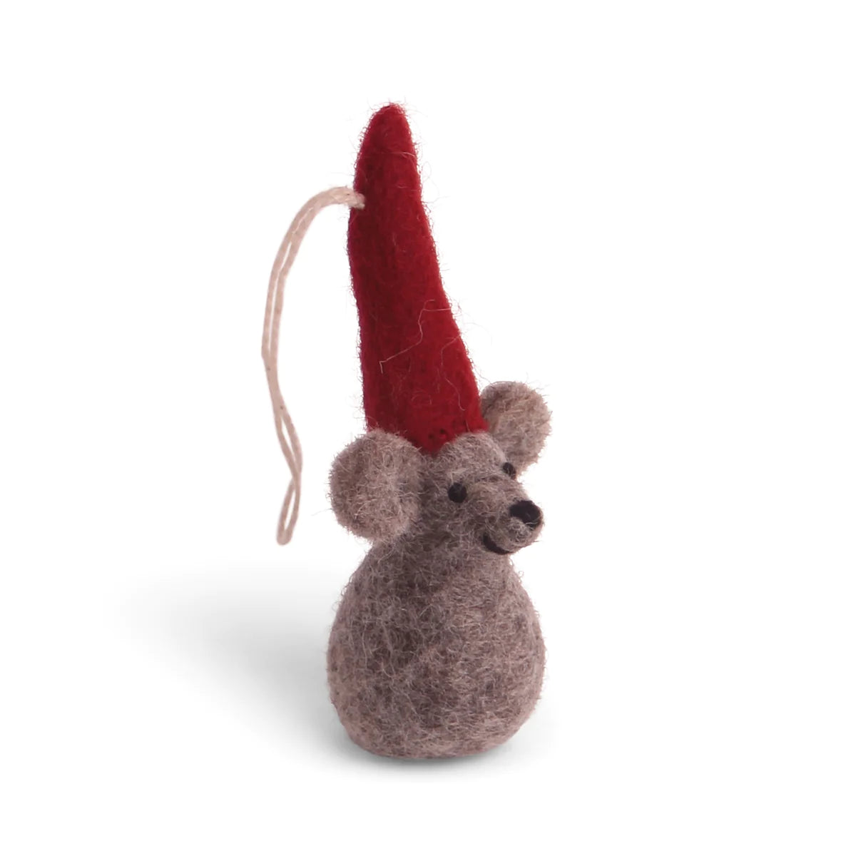 Christmas Mouse Grey Felt Decoration | Gry & Sif | Miss Arthur | Home Goods | Tasmania