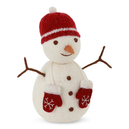 Gry & Sif Big Snowman Red Hat and Mittens Decoration | Gry & Sif | Miss Arthur | Home Goods | Tasmania