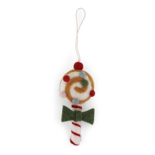 Gry & Sif Christmas Candy Decoration with Green Bow | Gry & Sif | Miss Arthur | Home Goods | Tasmania