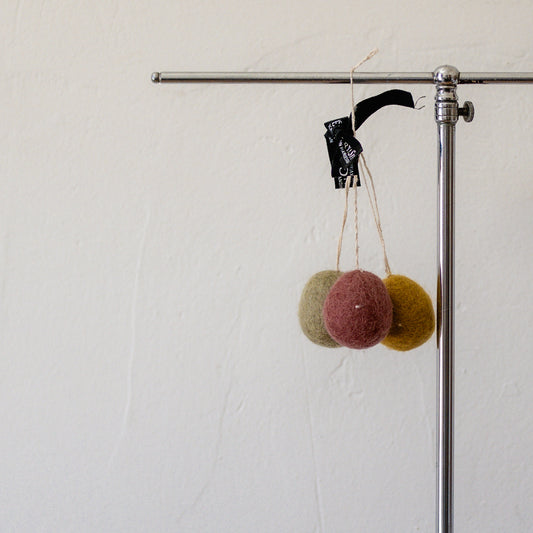 Gry & Sif Felt Egg Mini Decorations Burnt | Gry & Sif | Miss Arthur | Home Goods | Tasmania