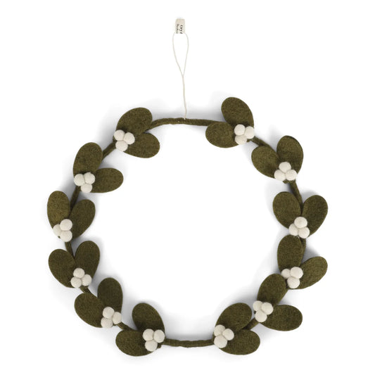 Gry & Sif Big Wreath Mistletoe Dark Green | Gry & Sif | Miss Arthur | Home Goods | Tasmania