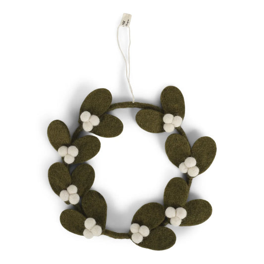 Gry & Sif Small Wreath Mistletoe Dark Green | Gry & Sif | Miss Arthur | Home Goods | Tasmania