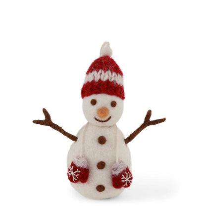 Gry & Sif Snowman Red Hat and Mittens Decoration | Gry & Sif | Miss Arthur | Home Goods | Tasmania