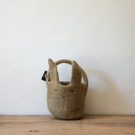 Gry & Sif Large Bunny Basket Dusty Green | Gry & Sif | Miss Arthur | Home Goods | Tasmania