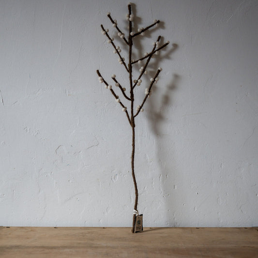 Gry & Sif Felt Branch White Berries | Gry & Sif | Miss Arthur | Home Goods | Tasmania