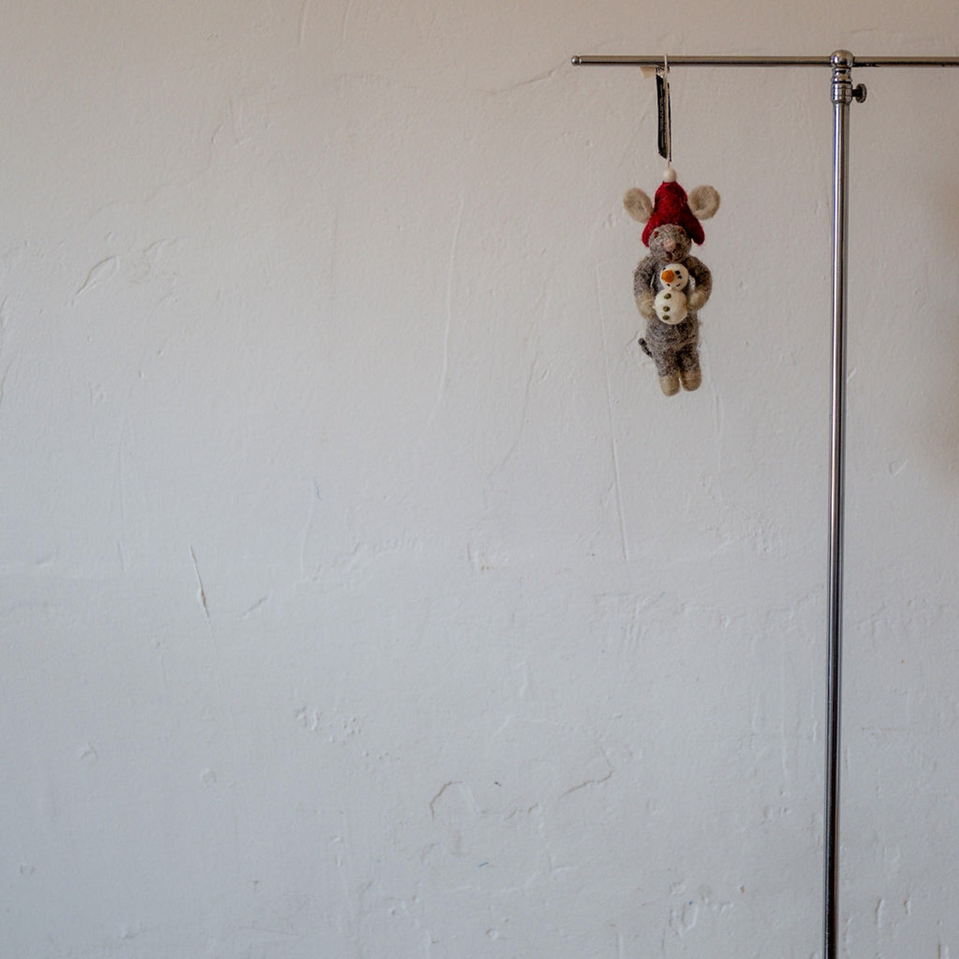 Gry & Sif Grey Mouse with Snowman | Gry & Sif | Miss Arthur | Home Goods | Tasmania