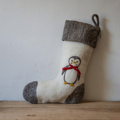 Gry & Sif Stocking with Penguin | Gry & Sif | Miss Arthur | Home Goods | Tasmania