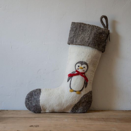Gry & Sif Stocking with Penguin | Gry & Sif | Miss Arthur | Home Goods | Tasmania