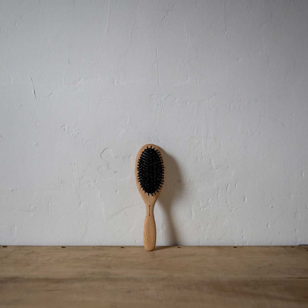 Iris Hantverk Oval Hair Brush Boar Bristles | Iris Hantverk | Miss Arthur | Home Goods | Tasmania