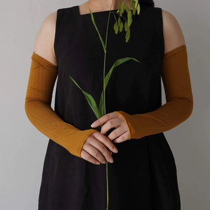 Hakne Silk Arm Covers Long Amber | Hakne | Miss Arthur | Home Goods | Tasmania