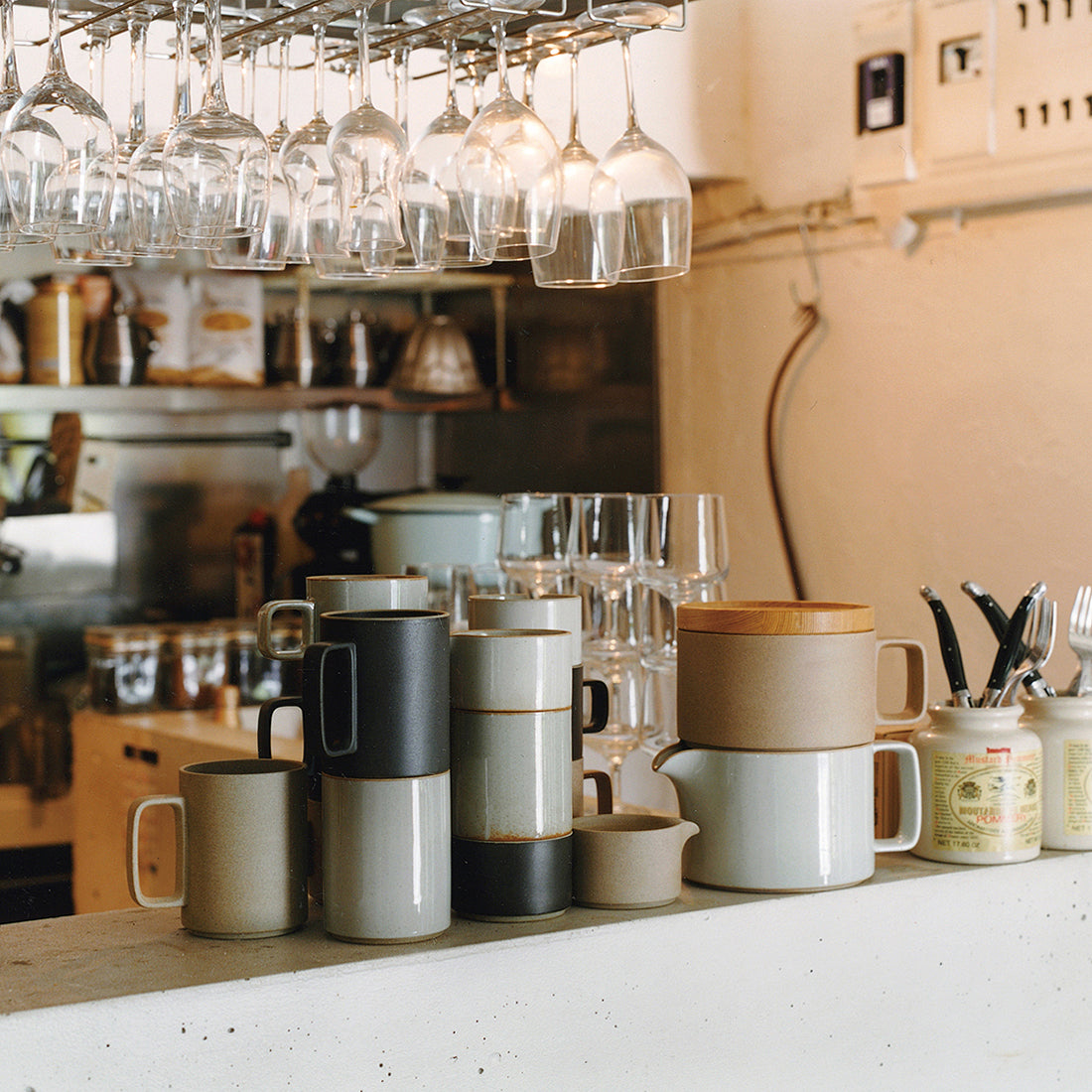 Hasami Milk Pitcher 85mm Natural HP028 | Hasami | Miss Arthur | Home Goods | Tasmania