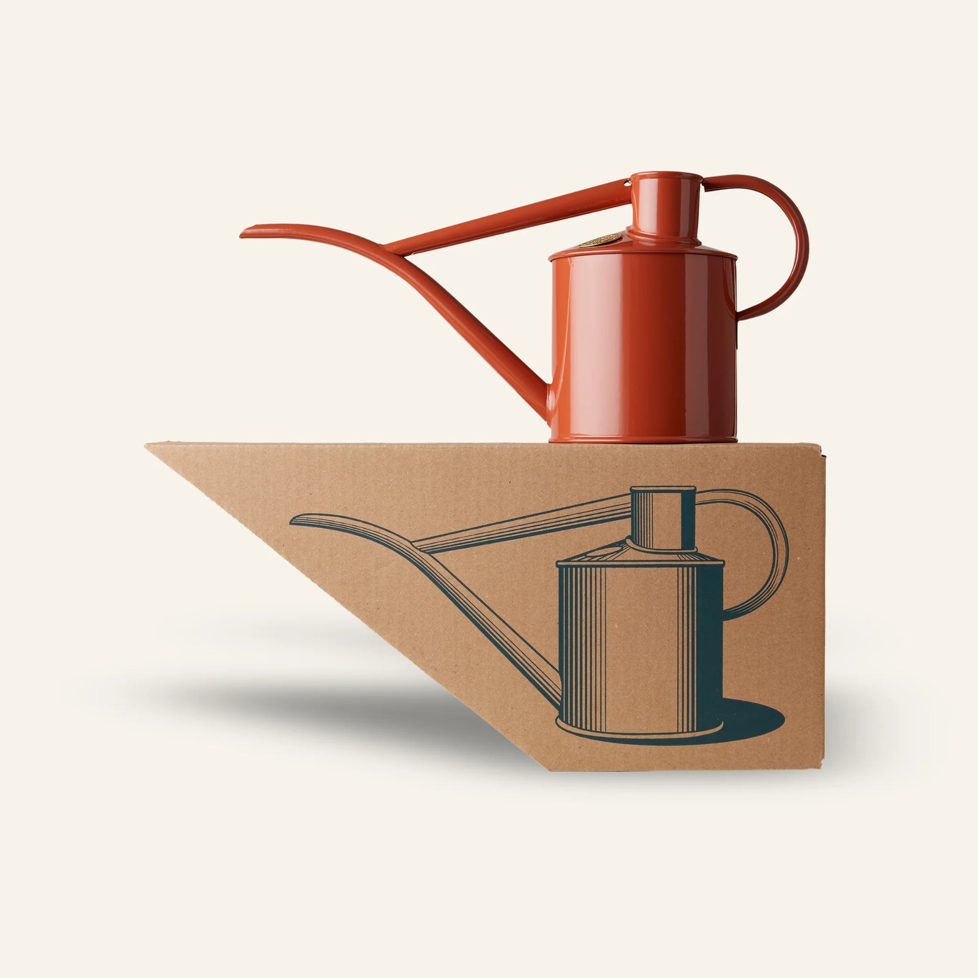 Haws The Fazeley Flow 1 Litre Terracotta Orange Watering Pot | Haws | Miss Arthur | Home Goods | Tasmania