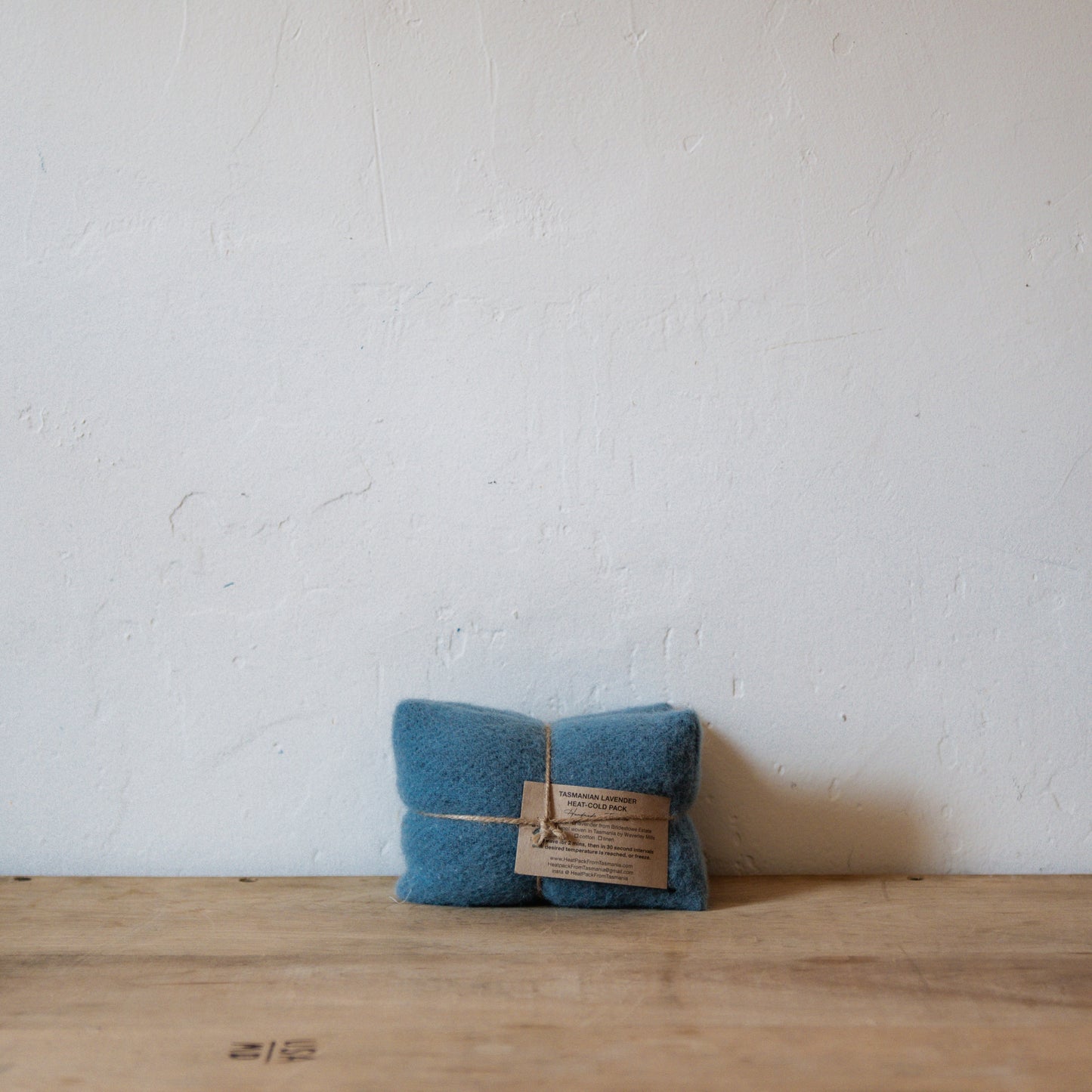 Recycled Wool Lavender Heat Pack Denim | Heatpack From Tasmania | Miss Arthur | Home Goods | Tasmania