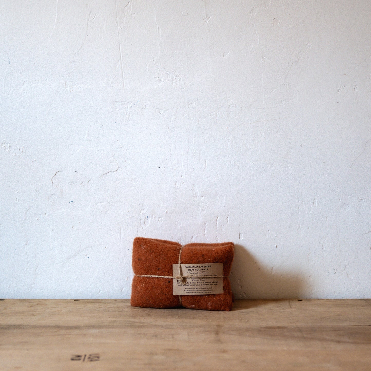 Recycled Wool Lavender Heat Pack Ginger | Heatpack From Tasmania | Miss Arthur | Home Goods | Tasmania