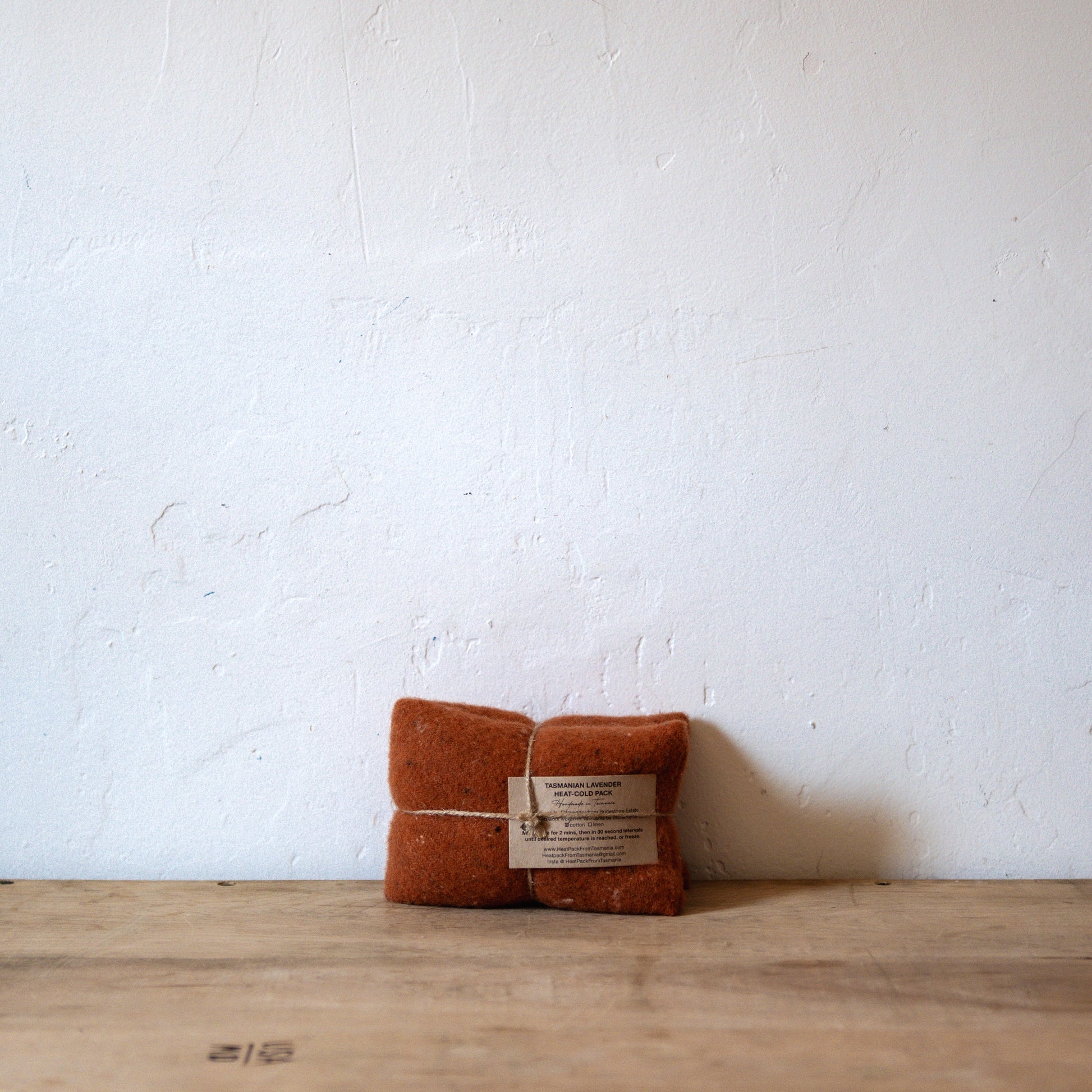 Recycled Wool Lavender Heat Pack Ginger | Heatpack From Tasmania | Miss Arthur | Home Goods | Tasmania