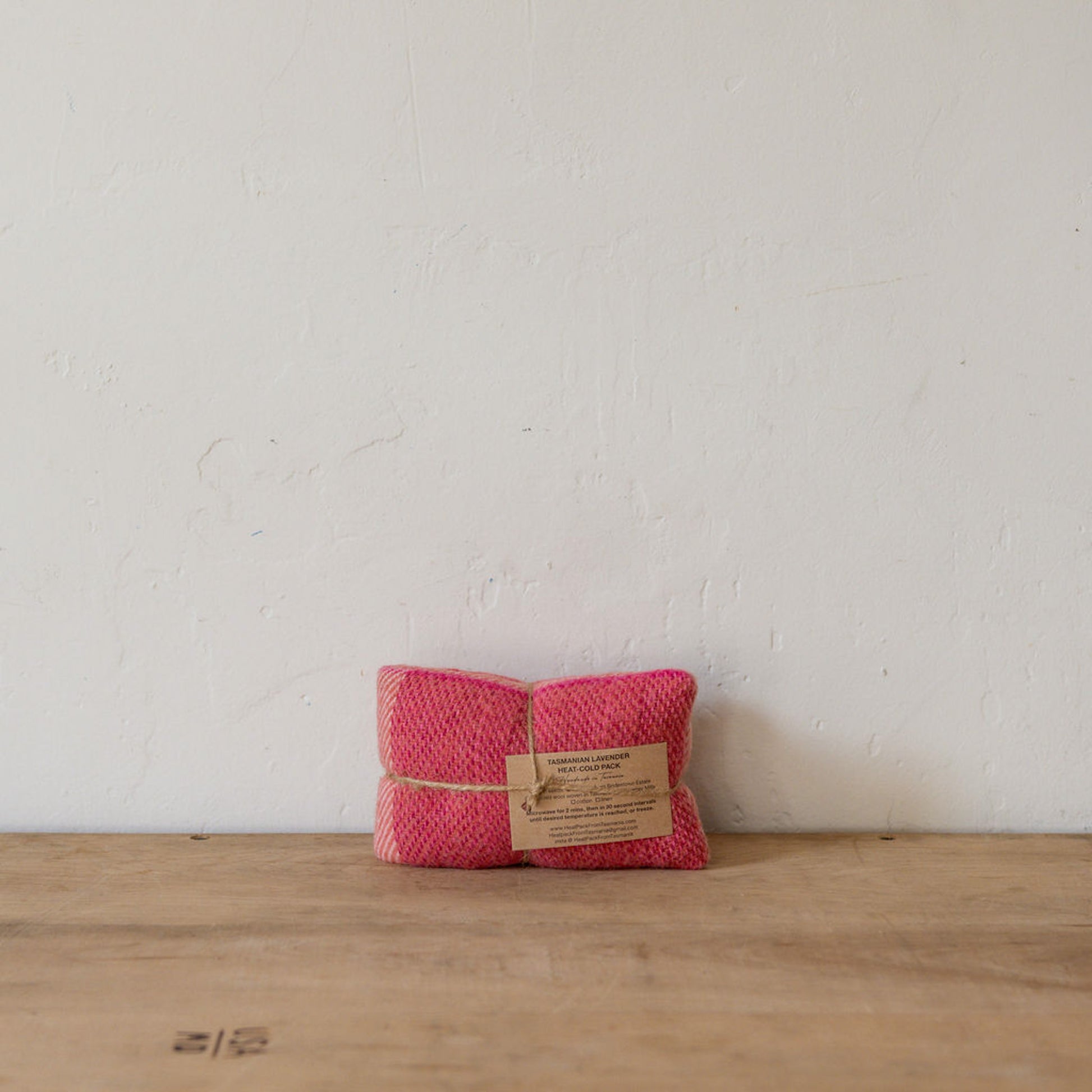 Recycled Wool Lavender Heat Pack Rose | Heatpack From Tasmania | Miss Arthur | Home Goods | Tasmania