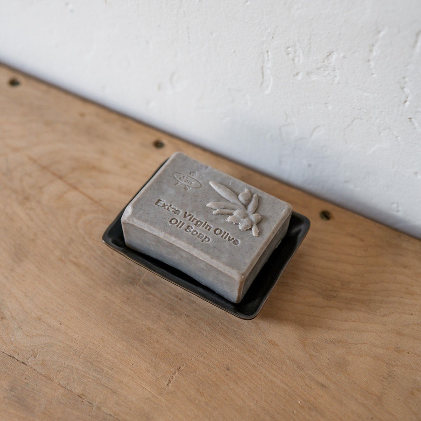 Porcelain Soap Dish Black | Heaven in Earth | Miss Arthur | Home Goods | Tasmania